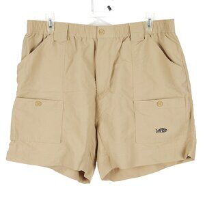 AFTCO Beige Outdoor Nylon Fishing Shorts Men's 42